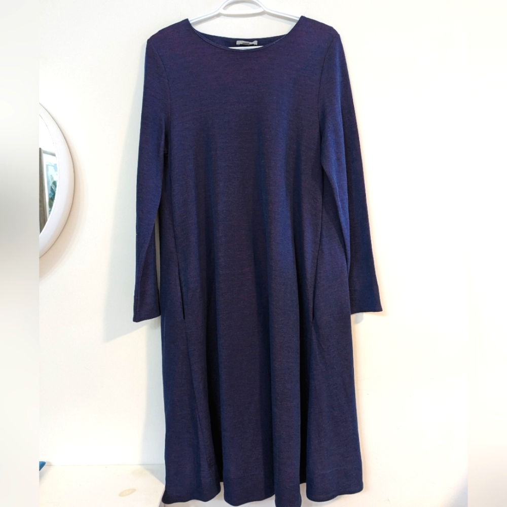 COS Elegant Blue Midi Dress